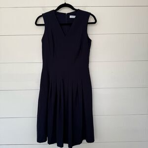 Calvin Klein Women’s 2 Navy Career Dress